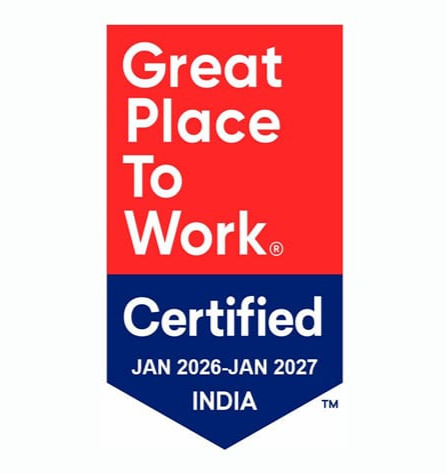 Great Place to Work — Certified · Jan 2026 – Jan 2027 · India