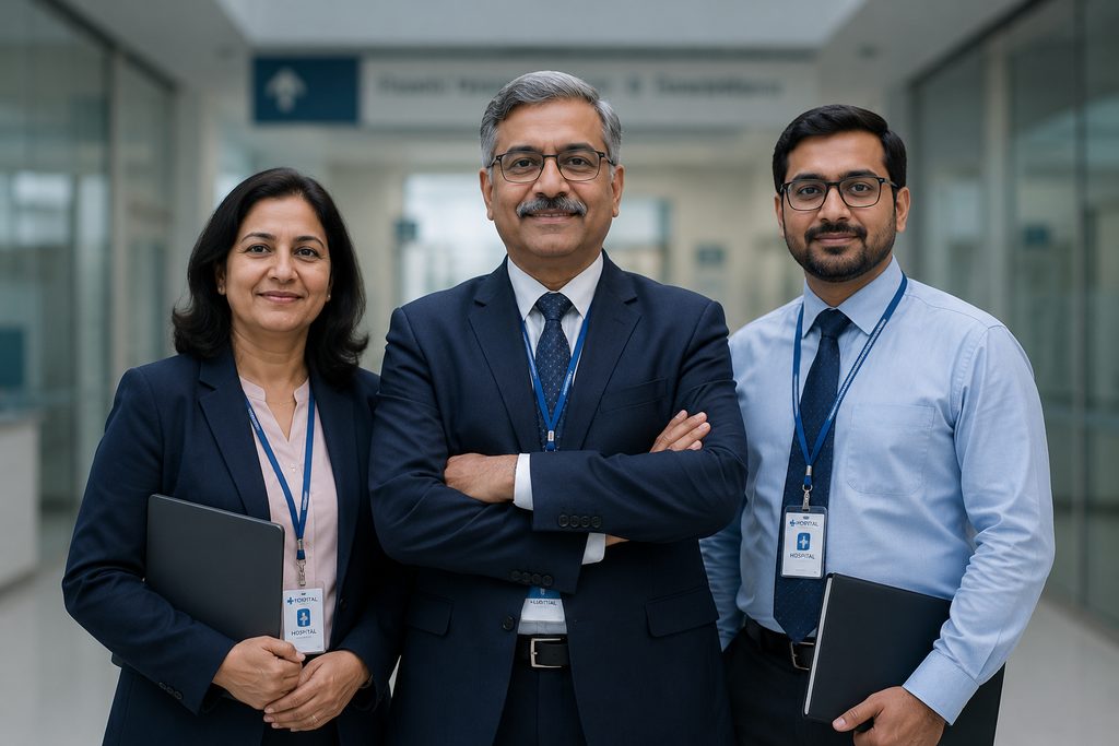 Hospital procurement team meeting